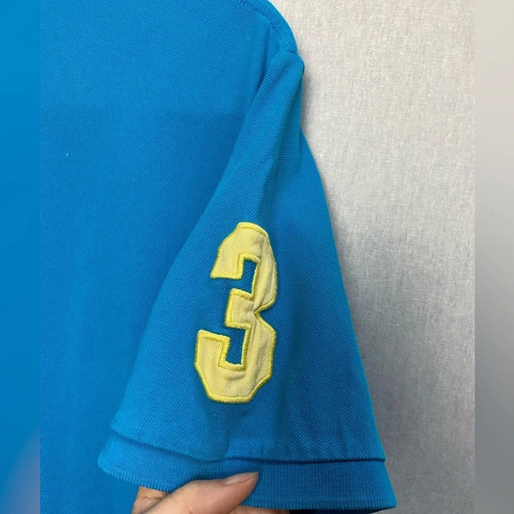 U.S Polo  Assn. Large Embroidered Logo Collar shirt Sz M - Picture 7 of 13